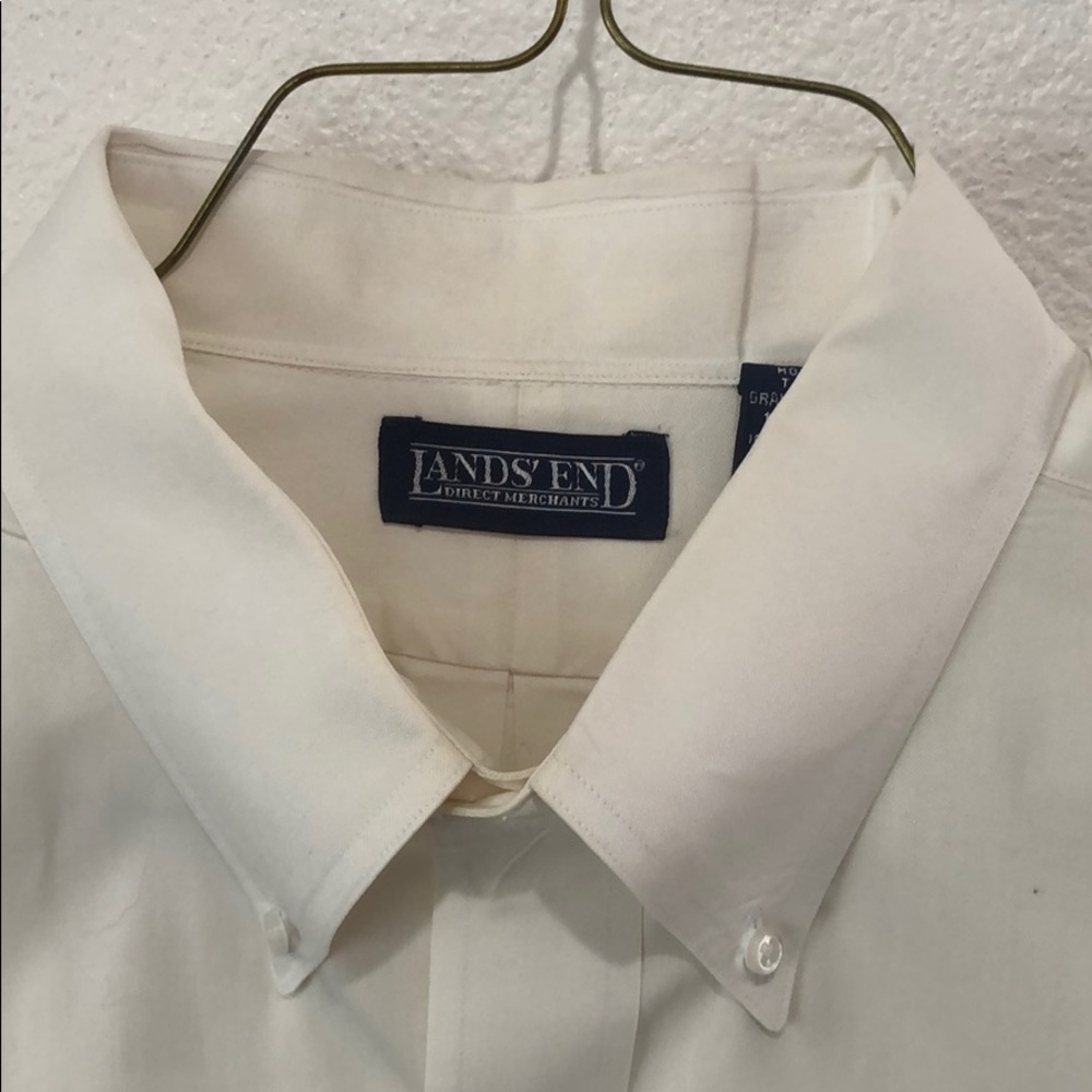 Land’s End Men’s Tall Long Sleeve Oxford 17 1/2